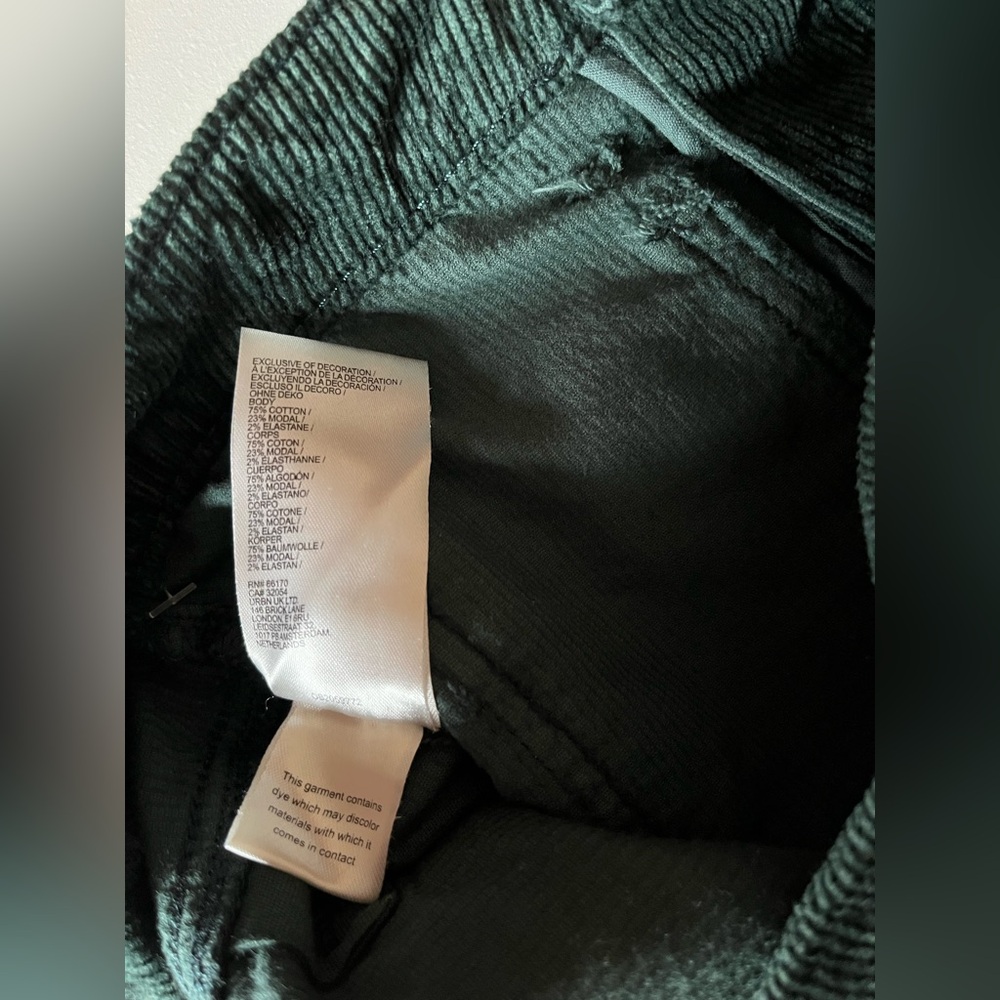 Anthropologie Pilcro Icon Flare Corduroy Pants Jeans Corduroy Emerald Green 26 - Picture 4 of 6